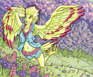 spring_harpie_by_brucesmall-d6xr5k2