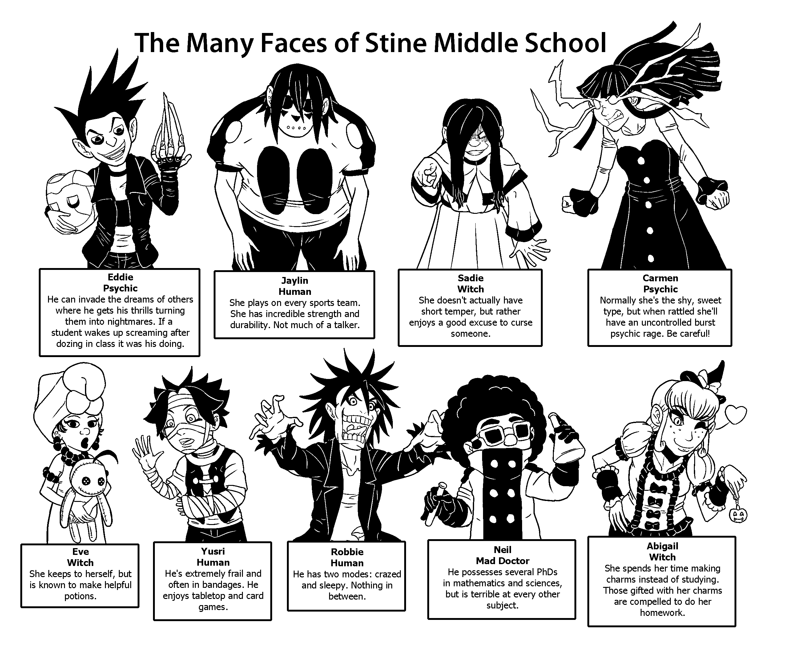 The Faces of Stine MS 2