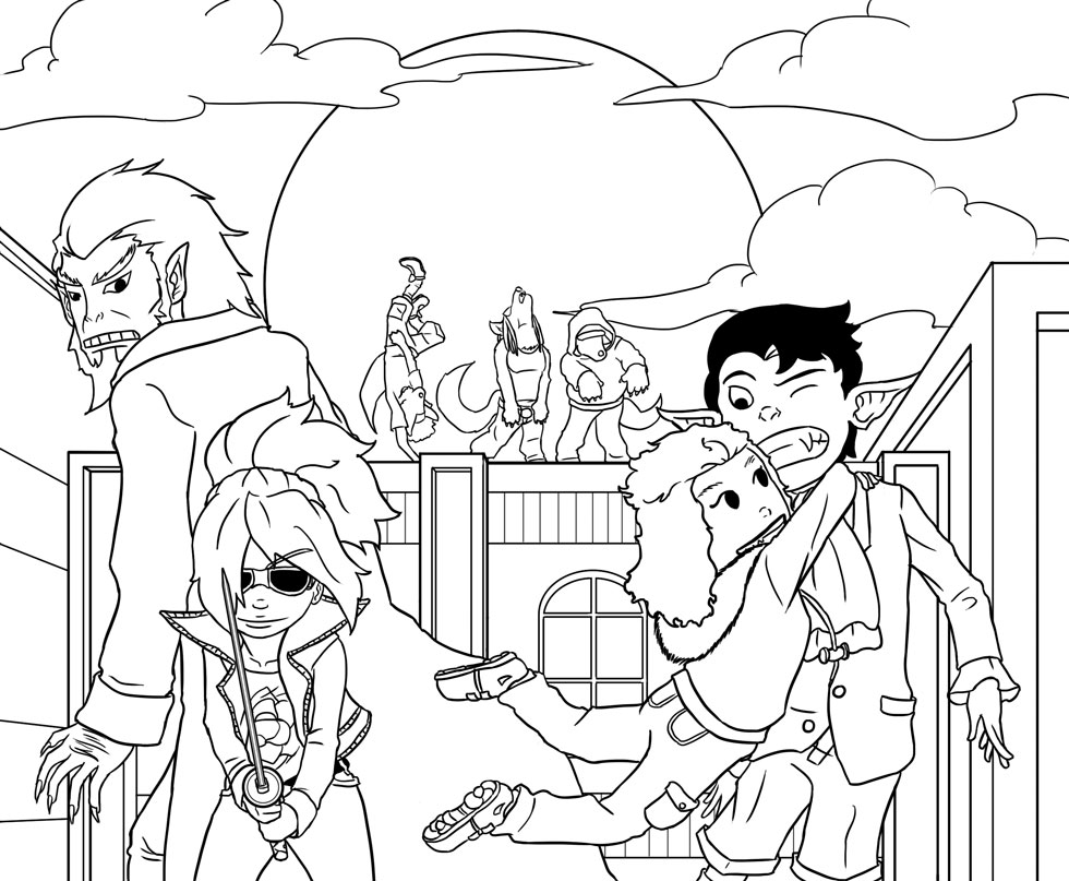 Transyltown Episode 2 Cover Inks