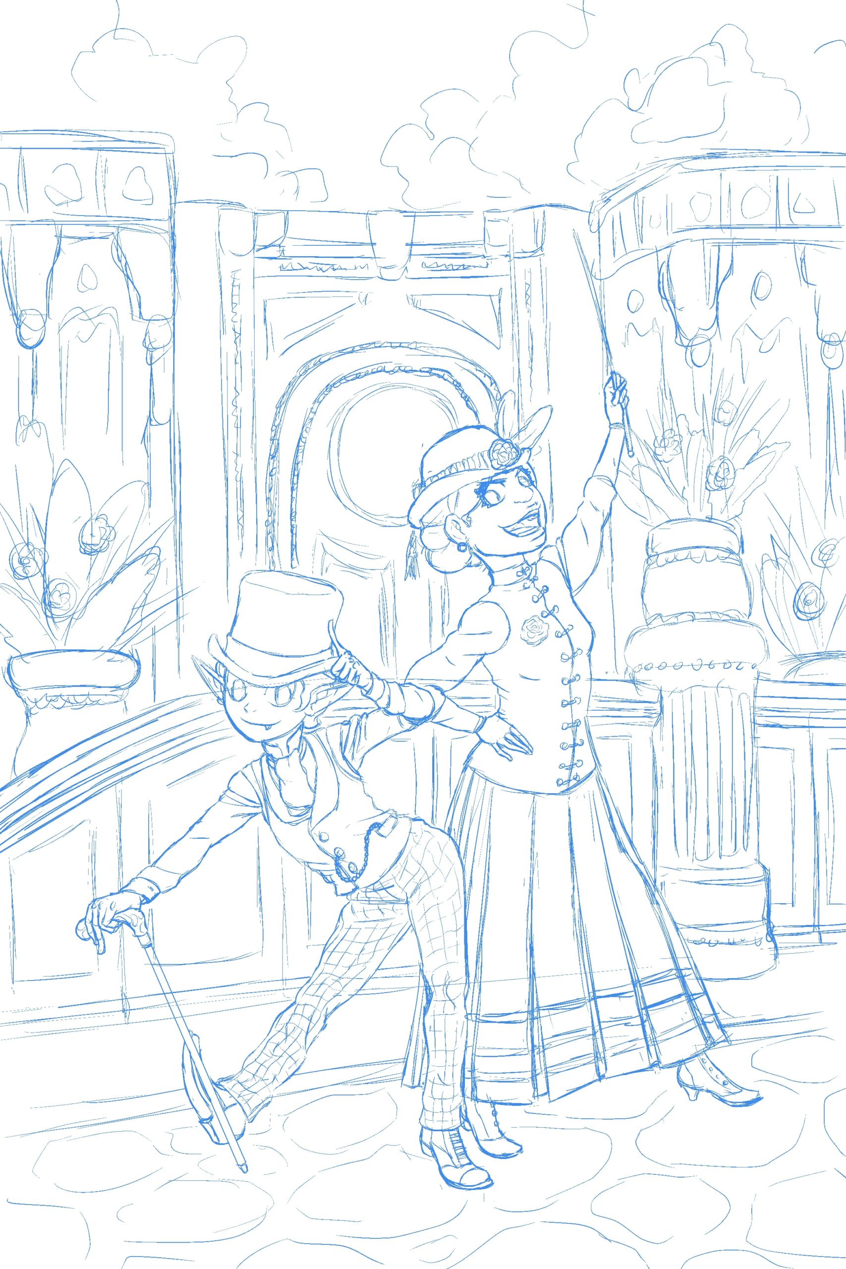 Victorian Transyltown Sketch