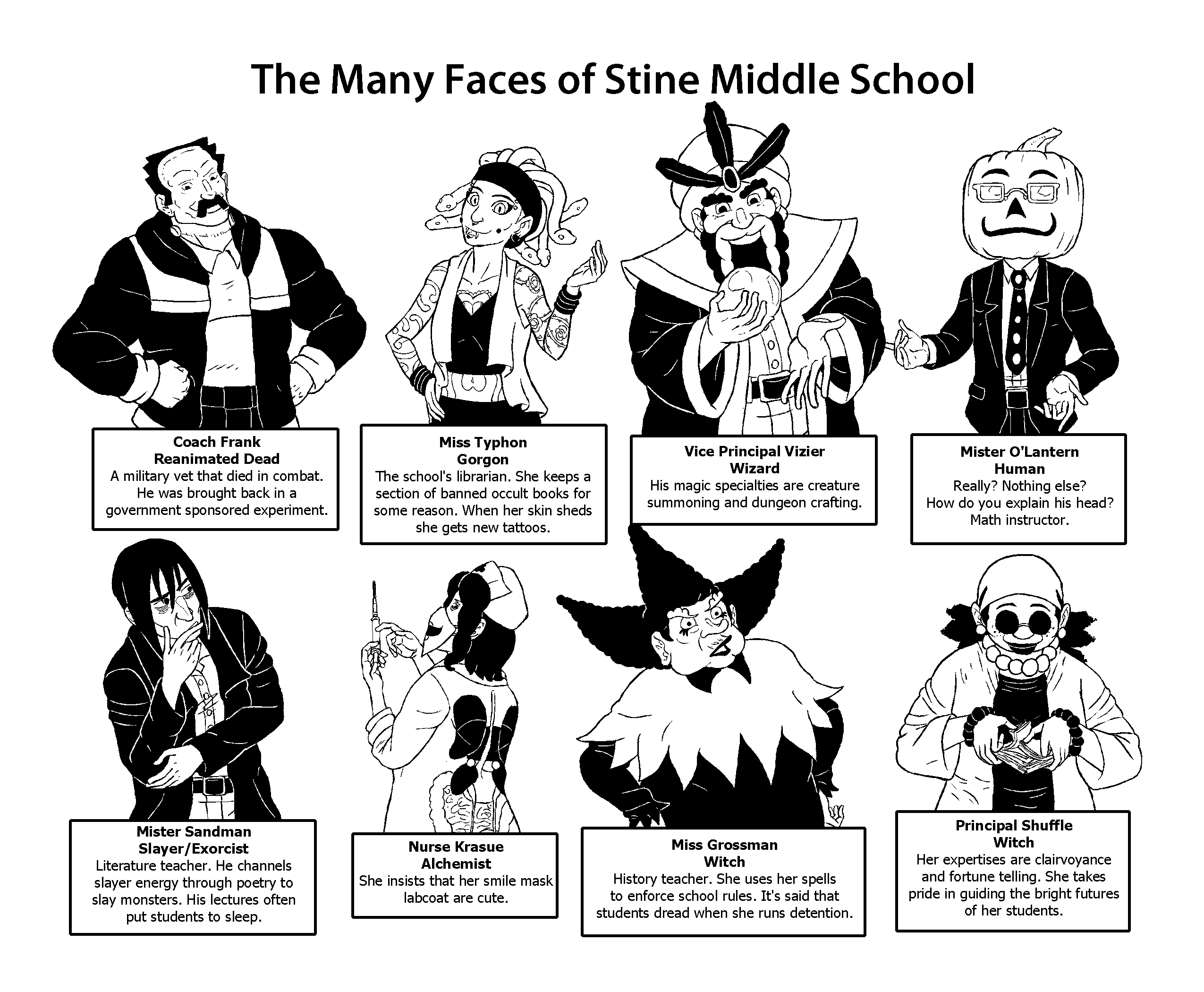 The Faces of Stine MS 1